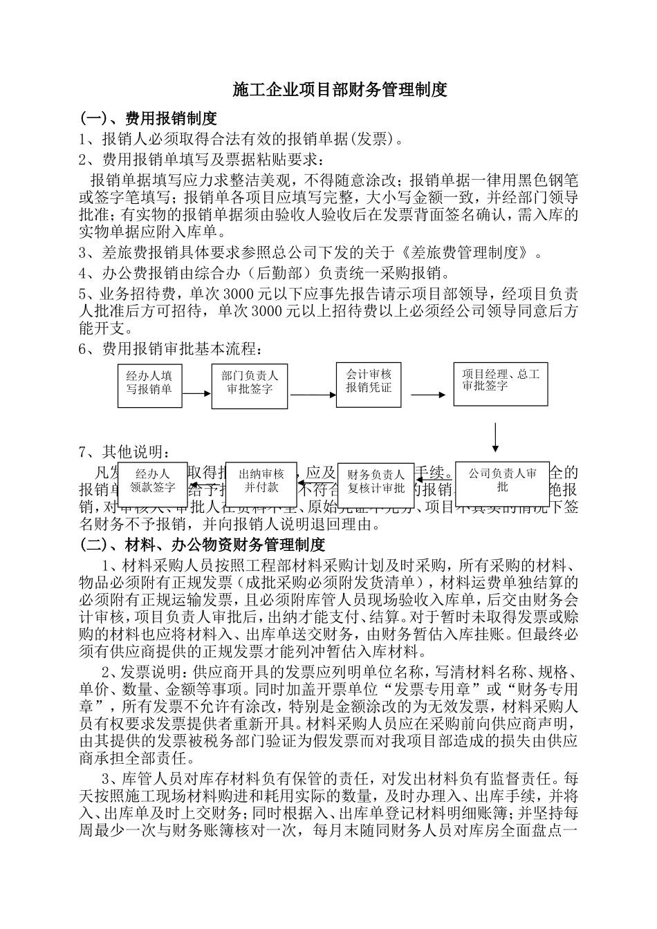 施工企业项目部财务管理制度_第1页