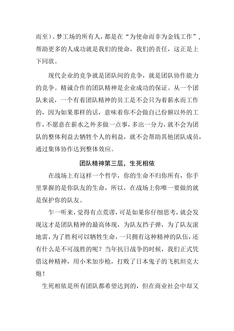 什么是团队精神？_第2页