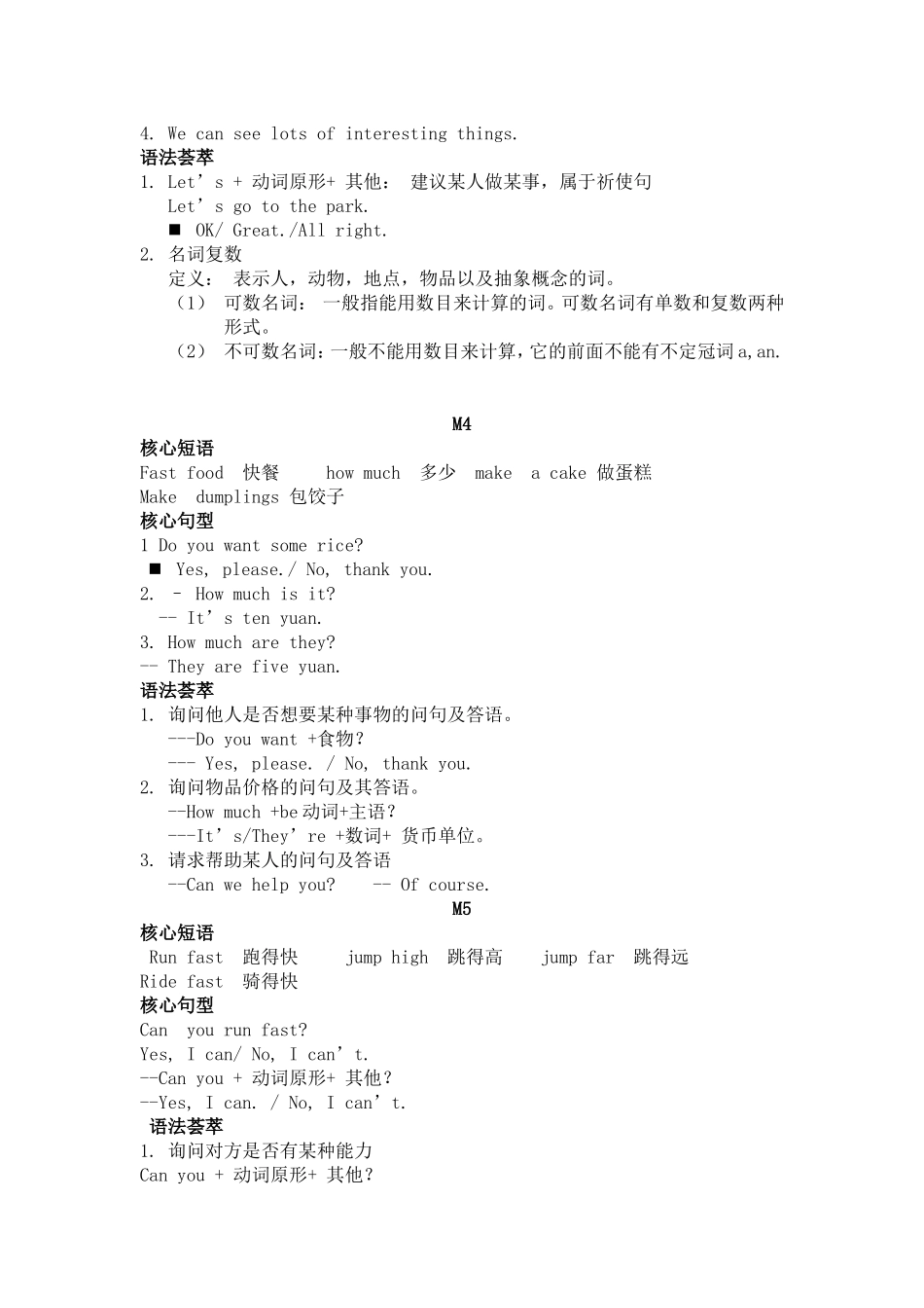英语全册知识点归纳_第2页
