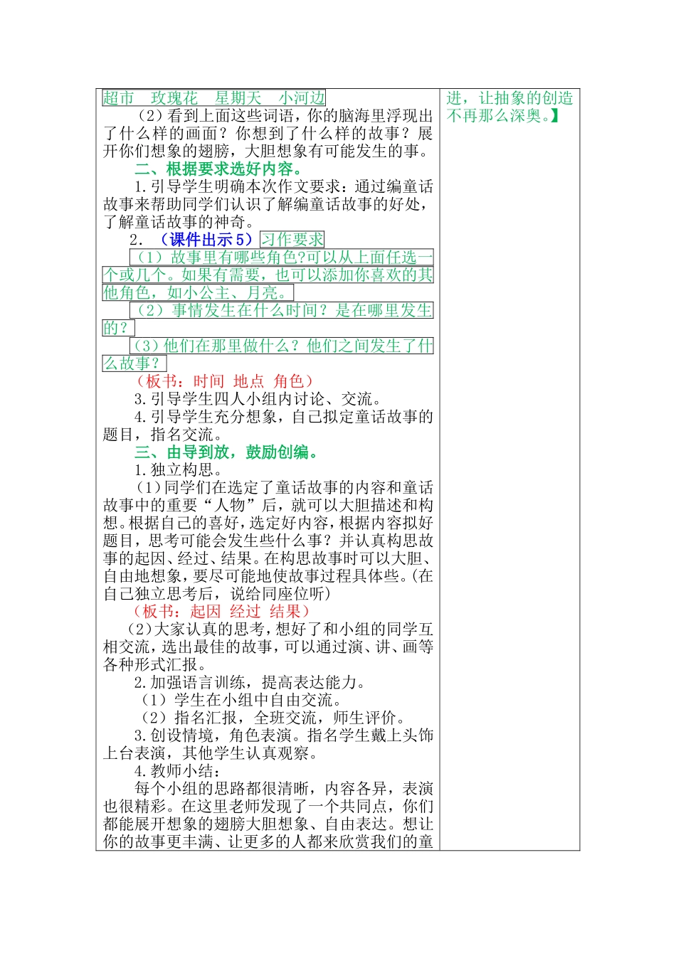 习作《我来编童话》教学设计_第2页