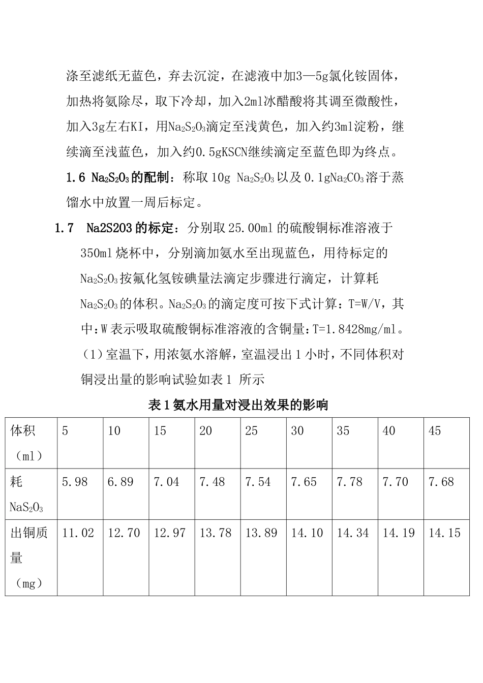 氧化铜矿中铜的测定新方法_第2页