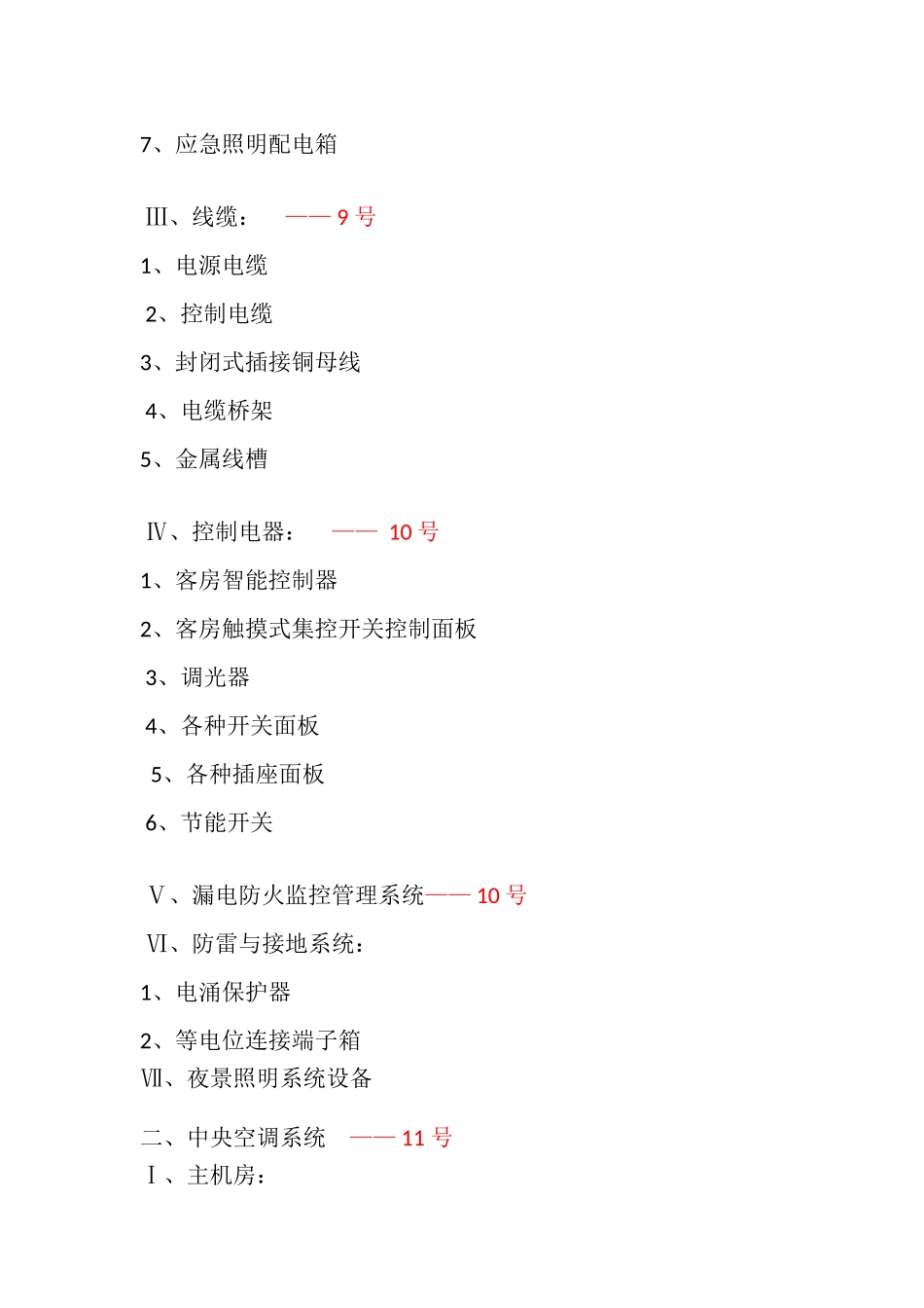 一般酒店设备清单_第2页