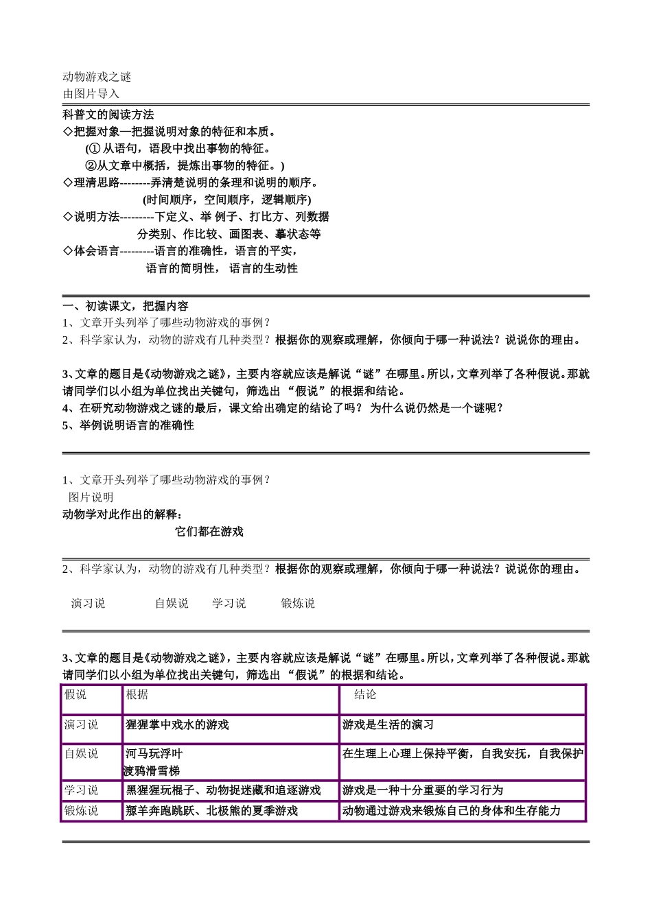 动物游戏之谜 游戏攻略_第1页