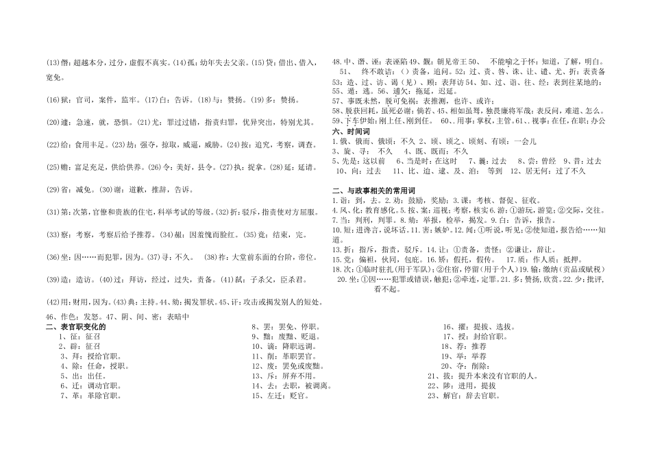 成语中常用的谦辞敬辞集锦_第3页