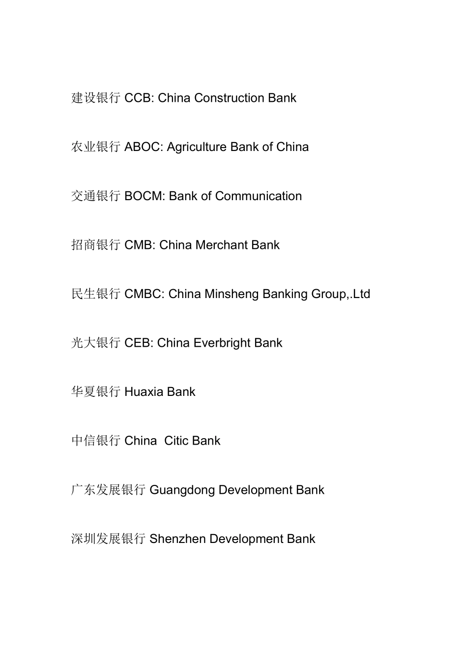 各银行的英文缩写_第2页