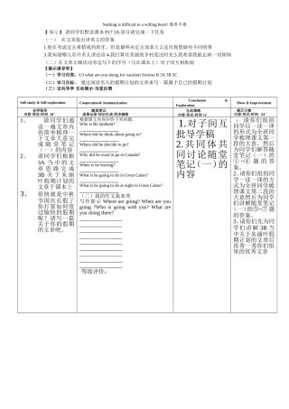 国际学校高效课堂自主学习型英语日导学稿
