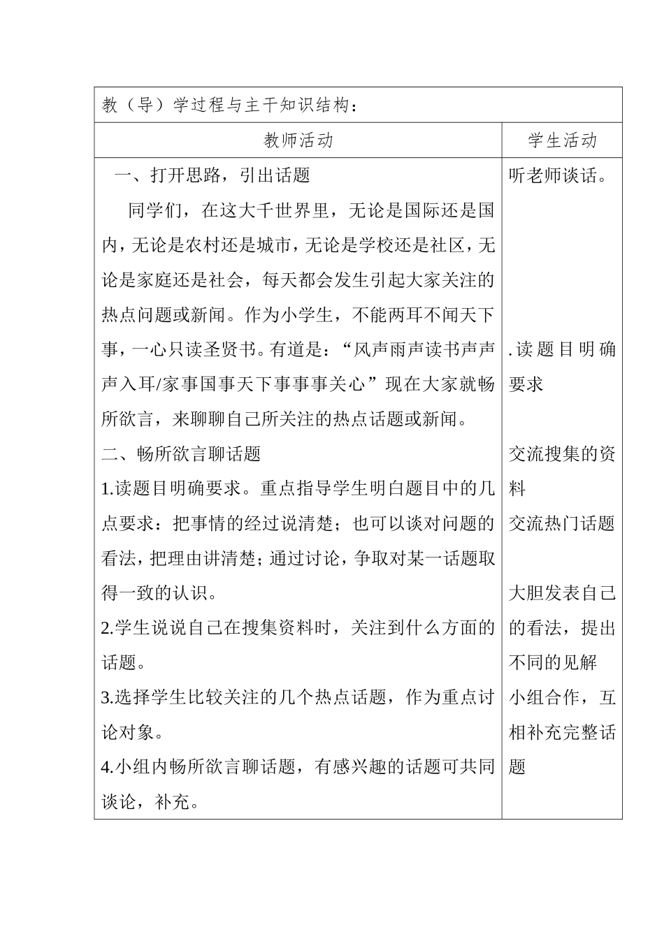 口语交际 语文教学设计_第2页