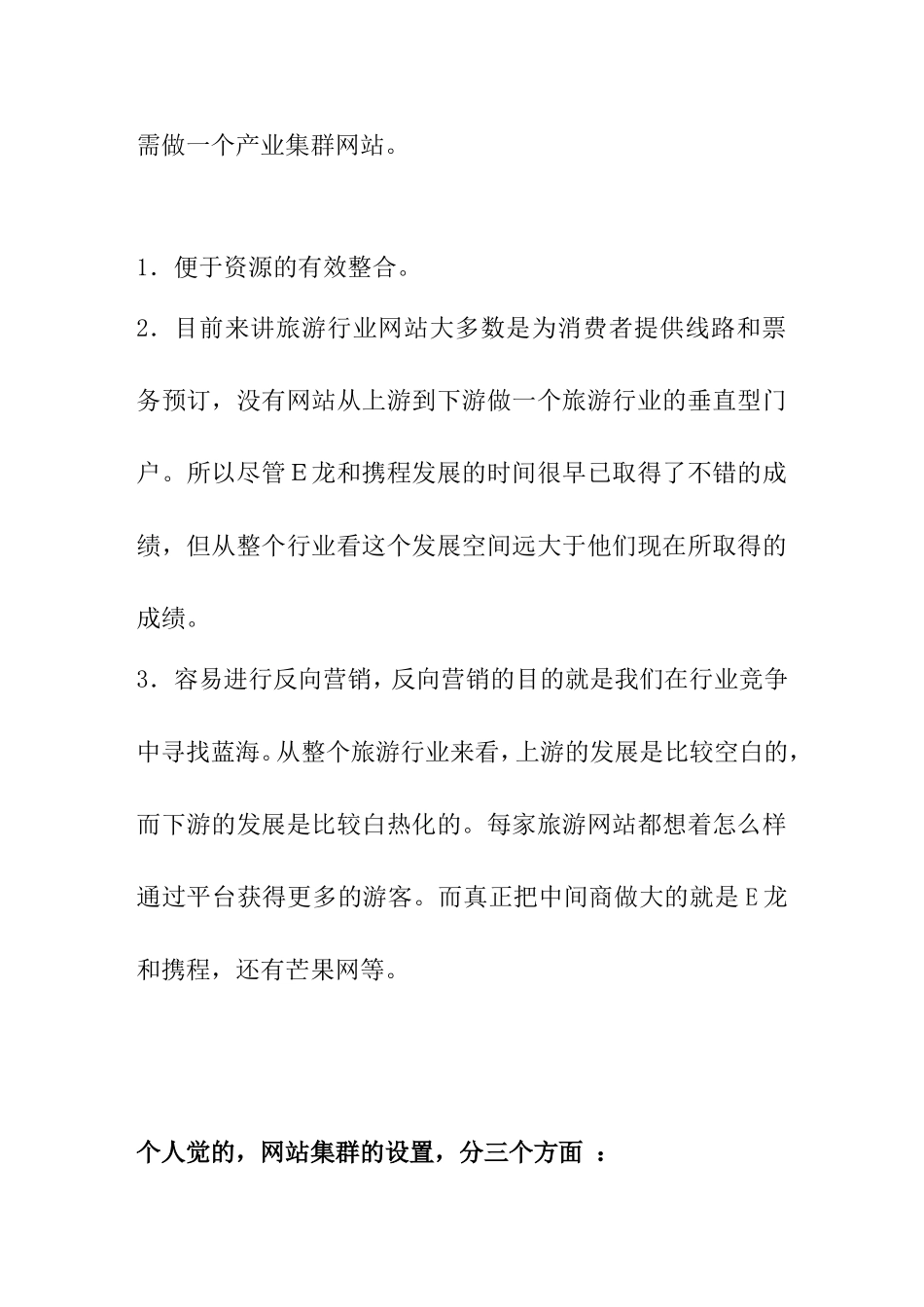 旅游网站运营方案_第2页