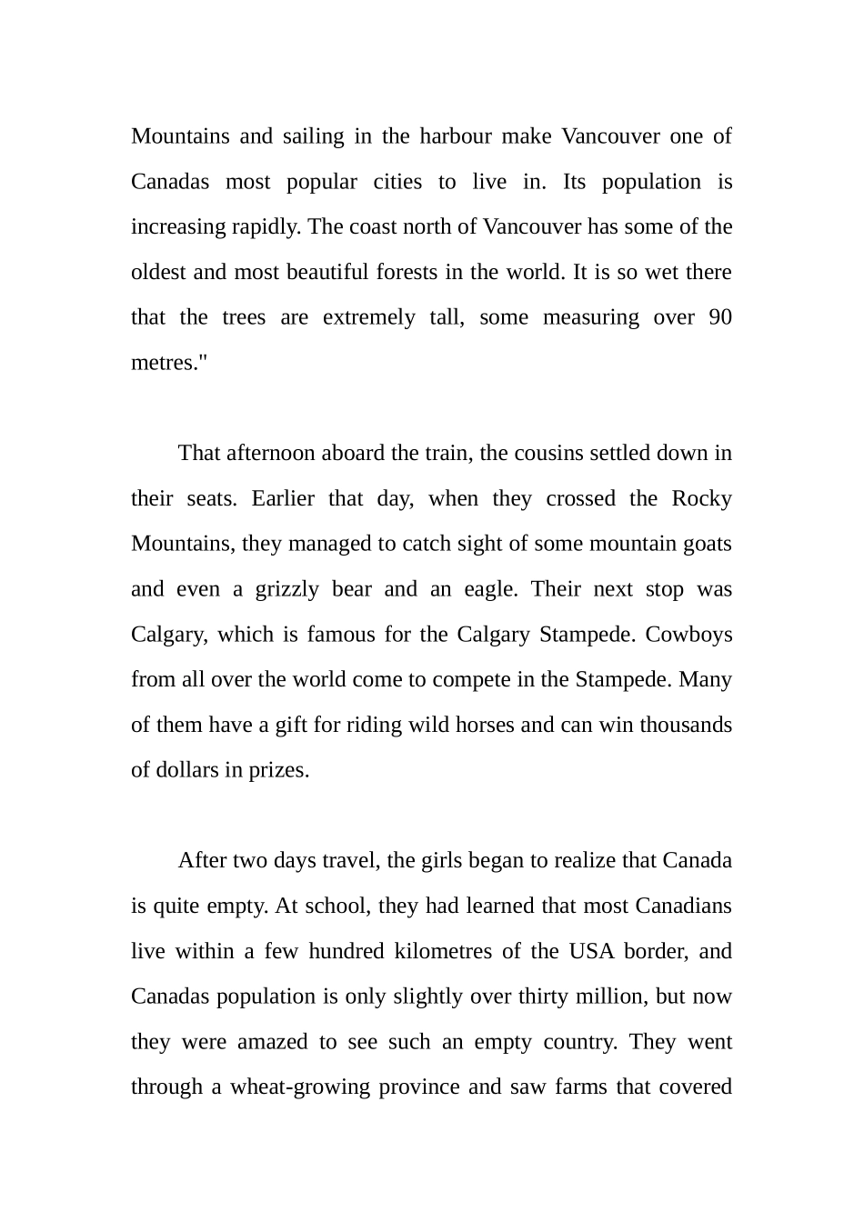 英语必修三Unit5Canada课文翻译_第2页