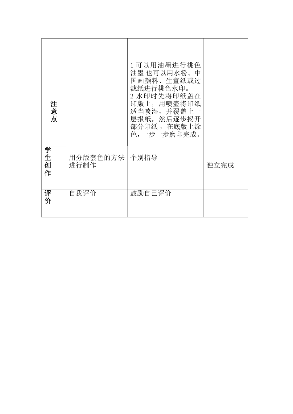 套色纸版画 教学设计_第2页
