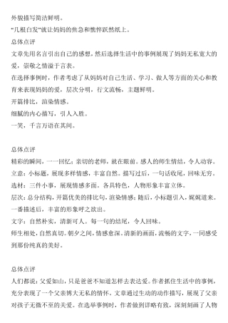 外貌描写简洁鲜明