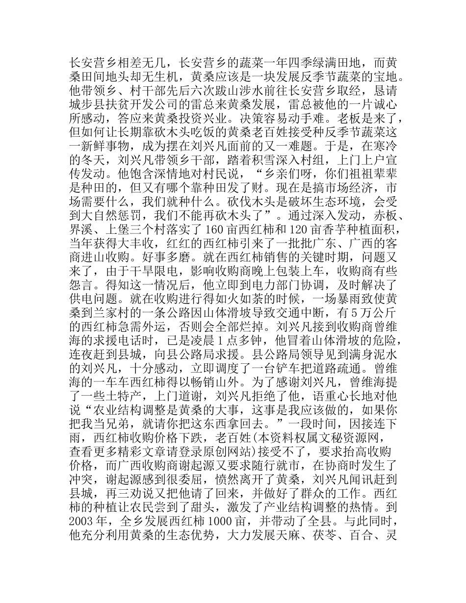 一位选调生的闪光人生_第3页