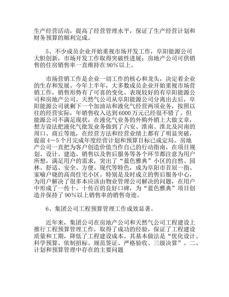公司上半年计划和预算管理工作总结_第3页