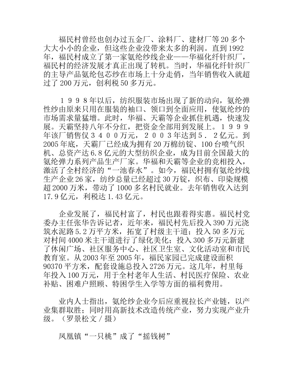 港城新农村建设考察报告新产业篇_第3页