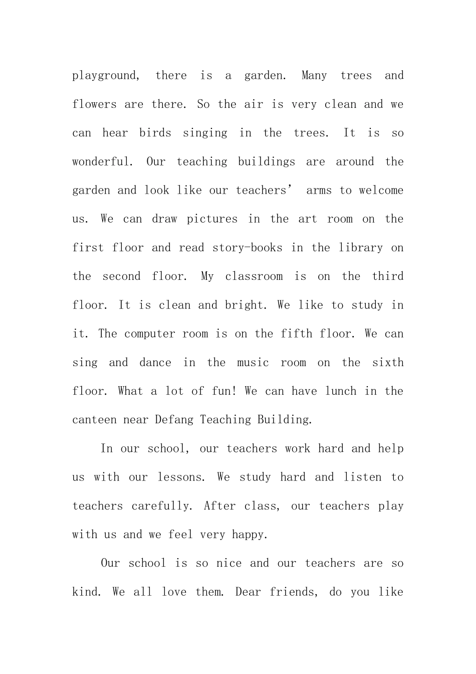 两分钟英语演讲稿_第3页