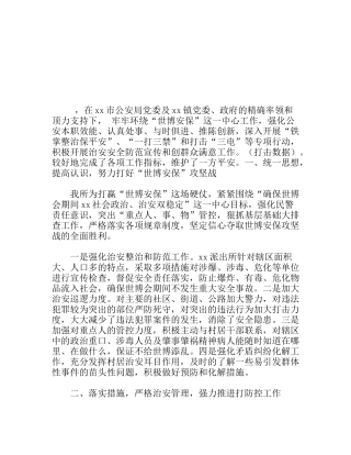 派出所公安工作总结及下一年工作思路