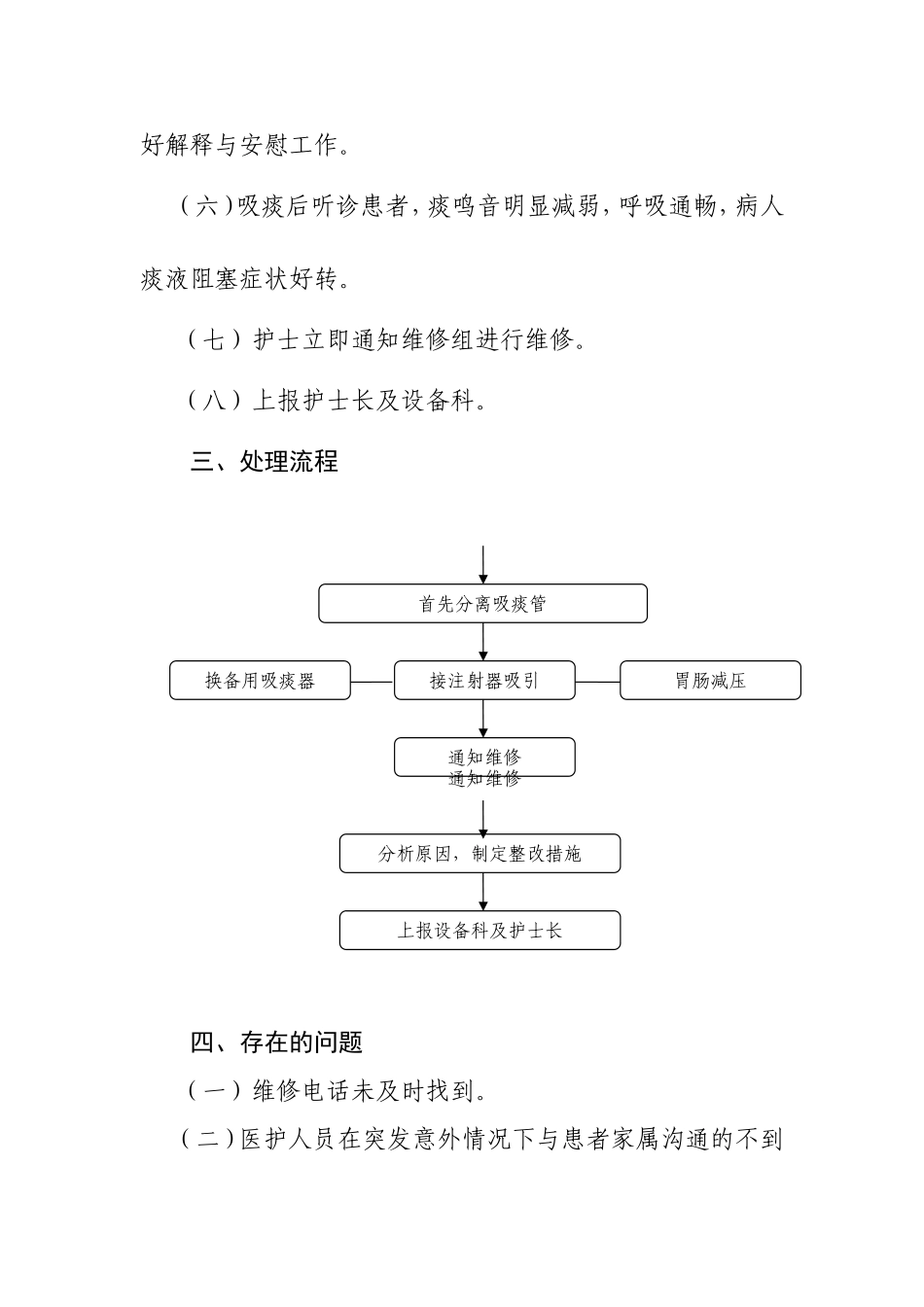 吸痰过程中中心吸引装置出现故障的应急预案_第2页