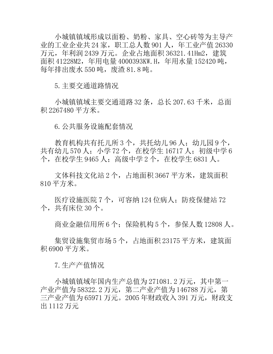 小城镇建设调研报告_第2页