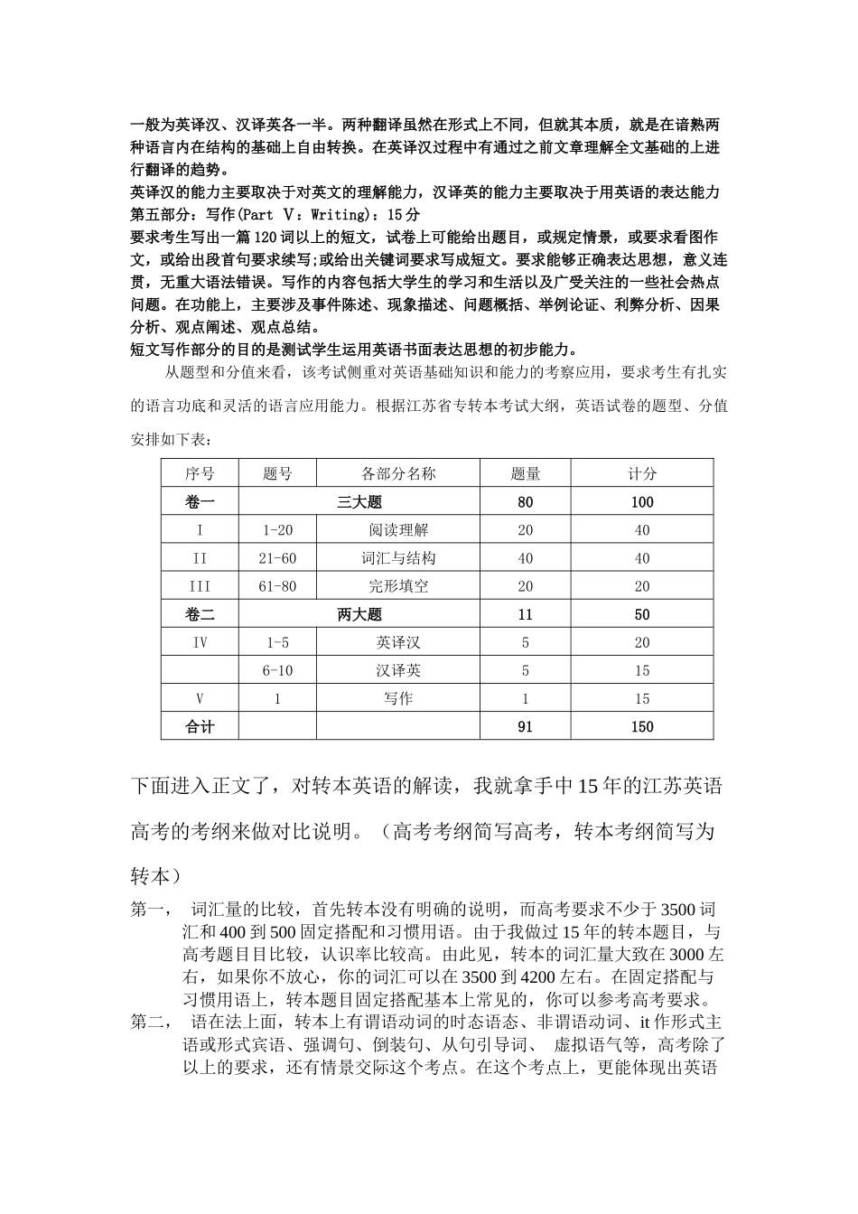 “专转本”考试英语考试分析研究_第2页