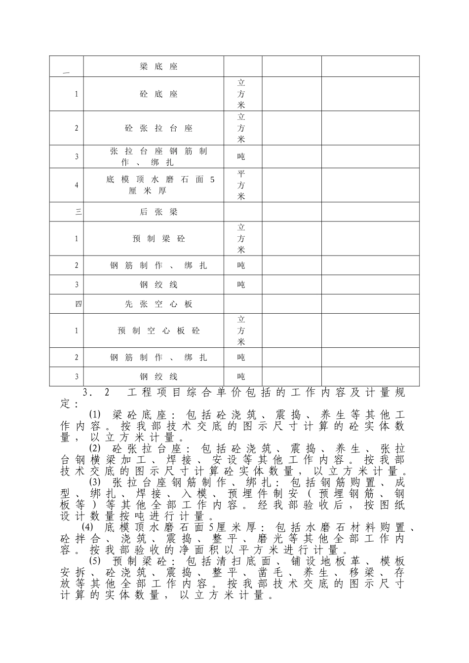 劳务分包合同书（预制梁）_第2页