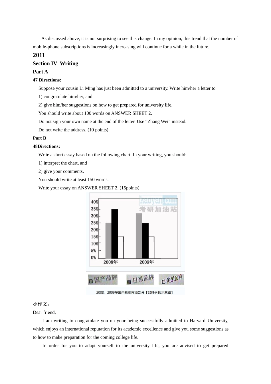 英语二作文题目与范文（10-16）_第3页