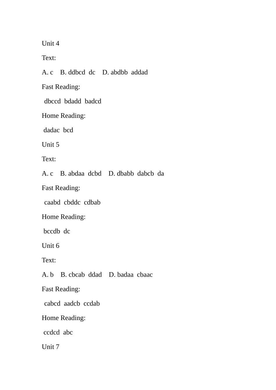 英语泛读教程3第三版（刘乃银版）答案_第2页