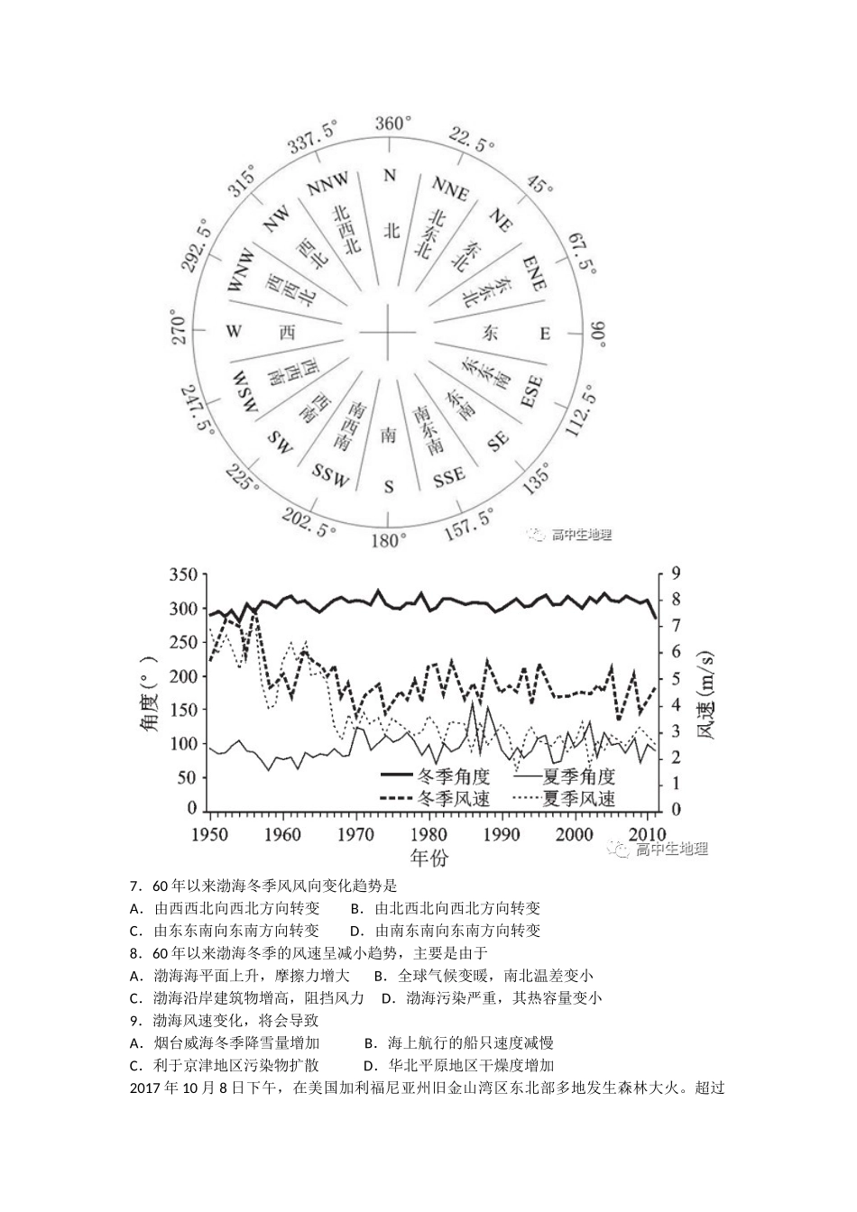 高考地理押题卷试题_第2页