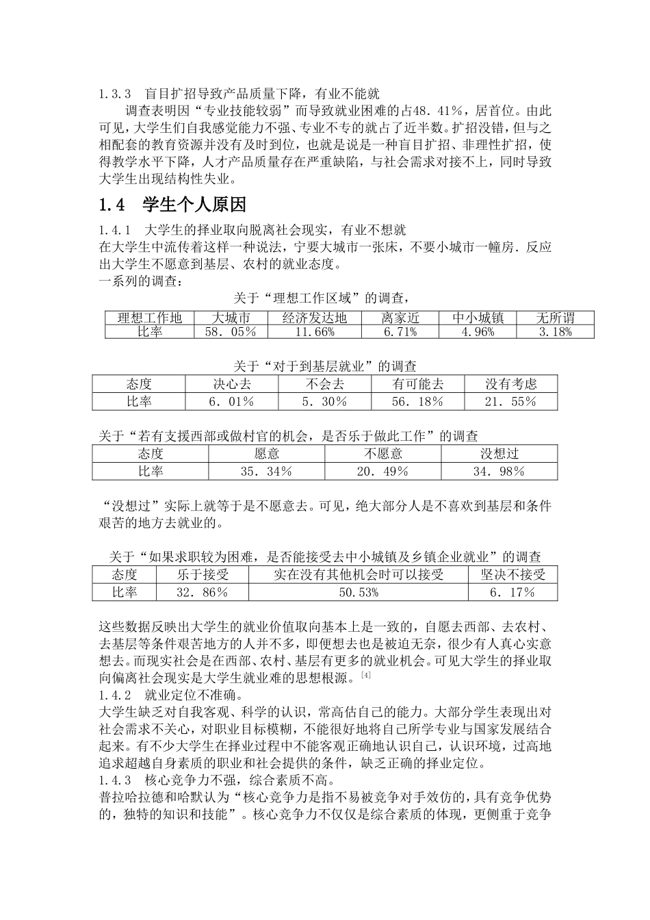 大学生就业难的原因及解决措施_第3页