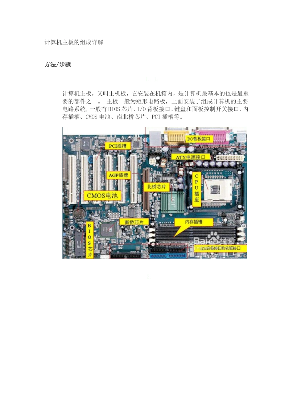 计算机主板的组成详解_第1页