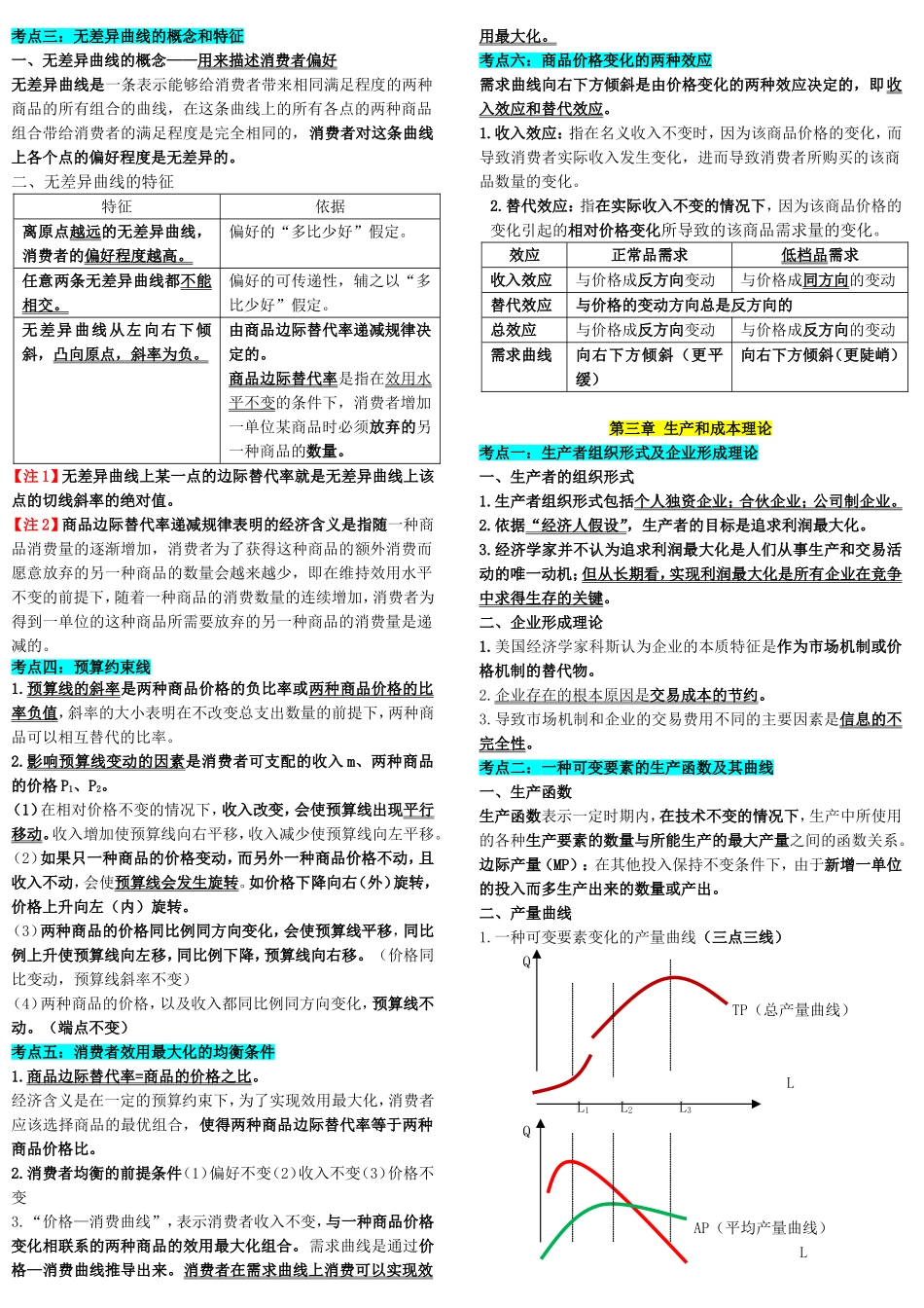 2017年中级经济师经济基础知识重点总结笔记_第3页
