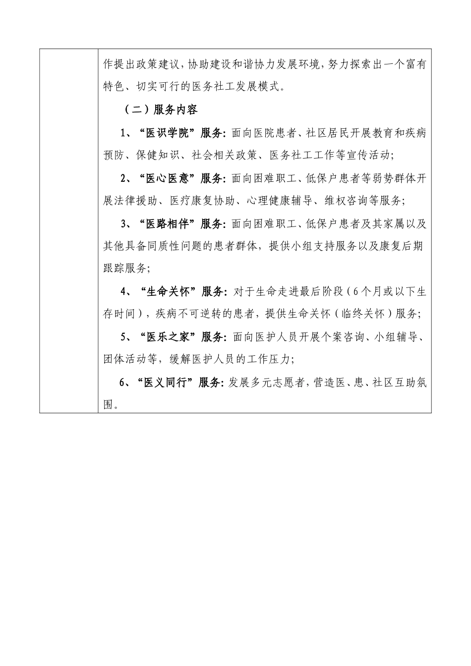 “医路同行”医务社工支援计划_第3页