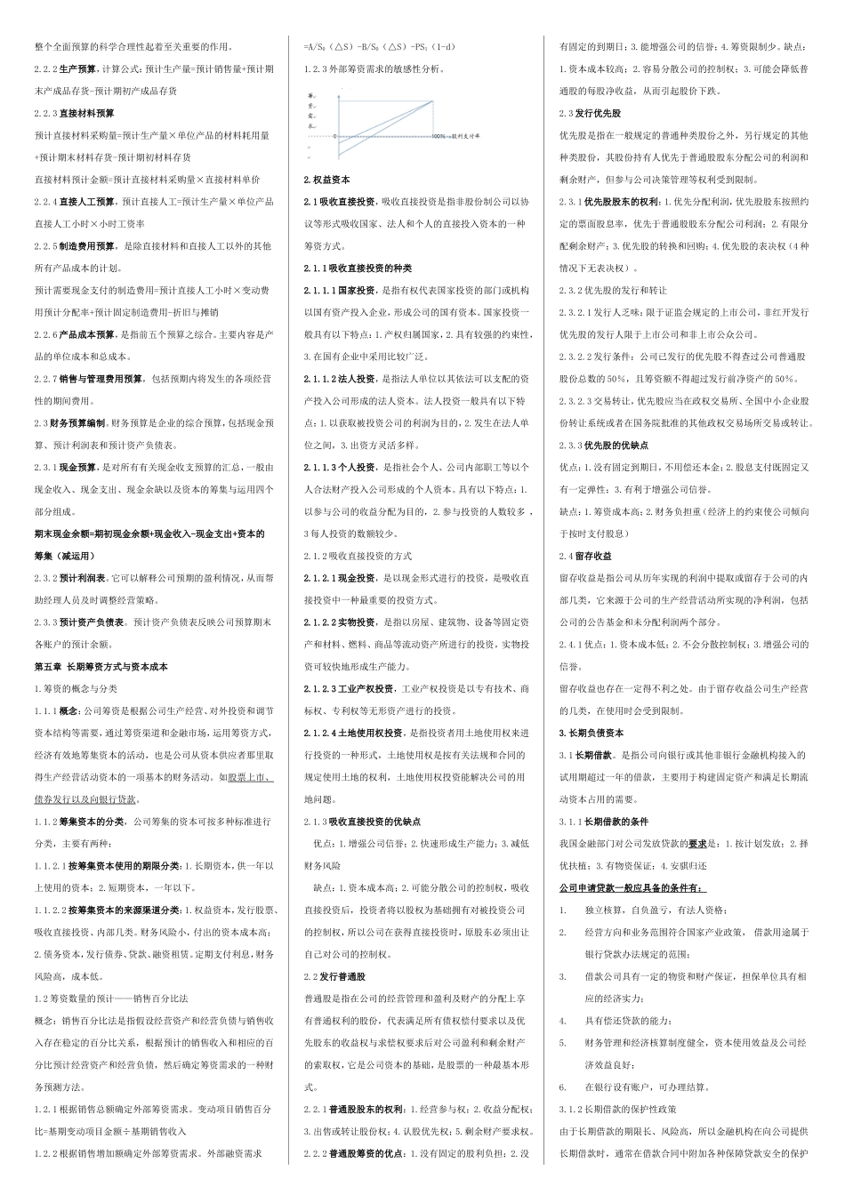 《财务管理学》复习资料_第3页
