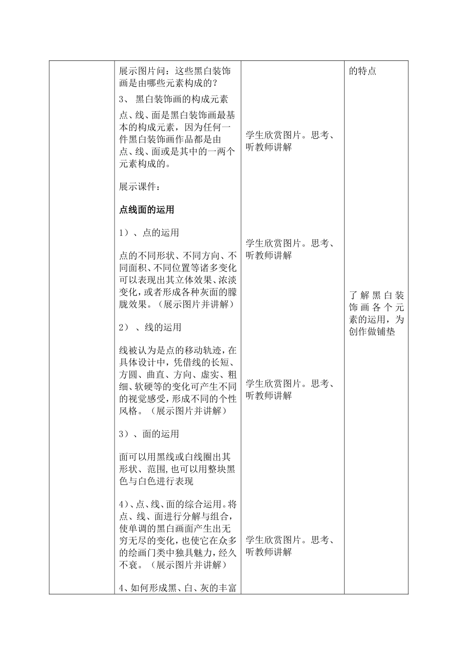 课题：九年级美术《黑白装饰画》_第3页