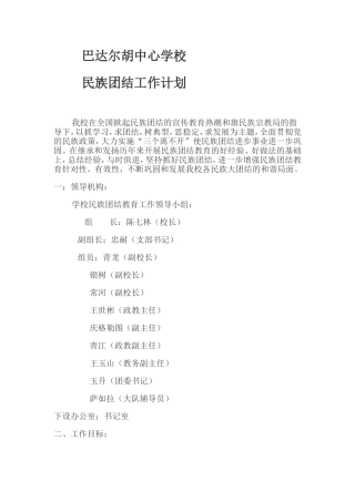 巴达尔胡中心学校 