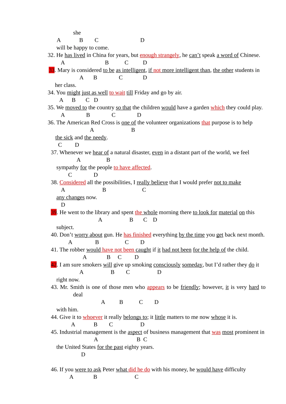 英语语法试卷_第3页