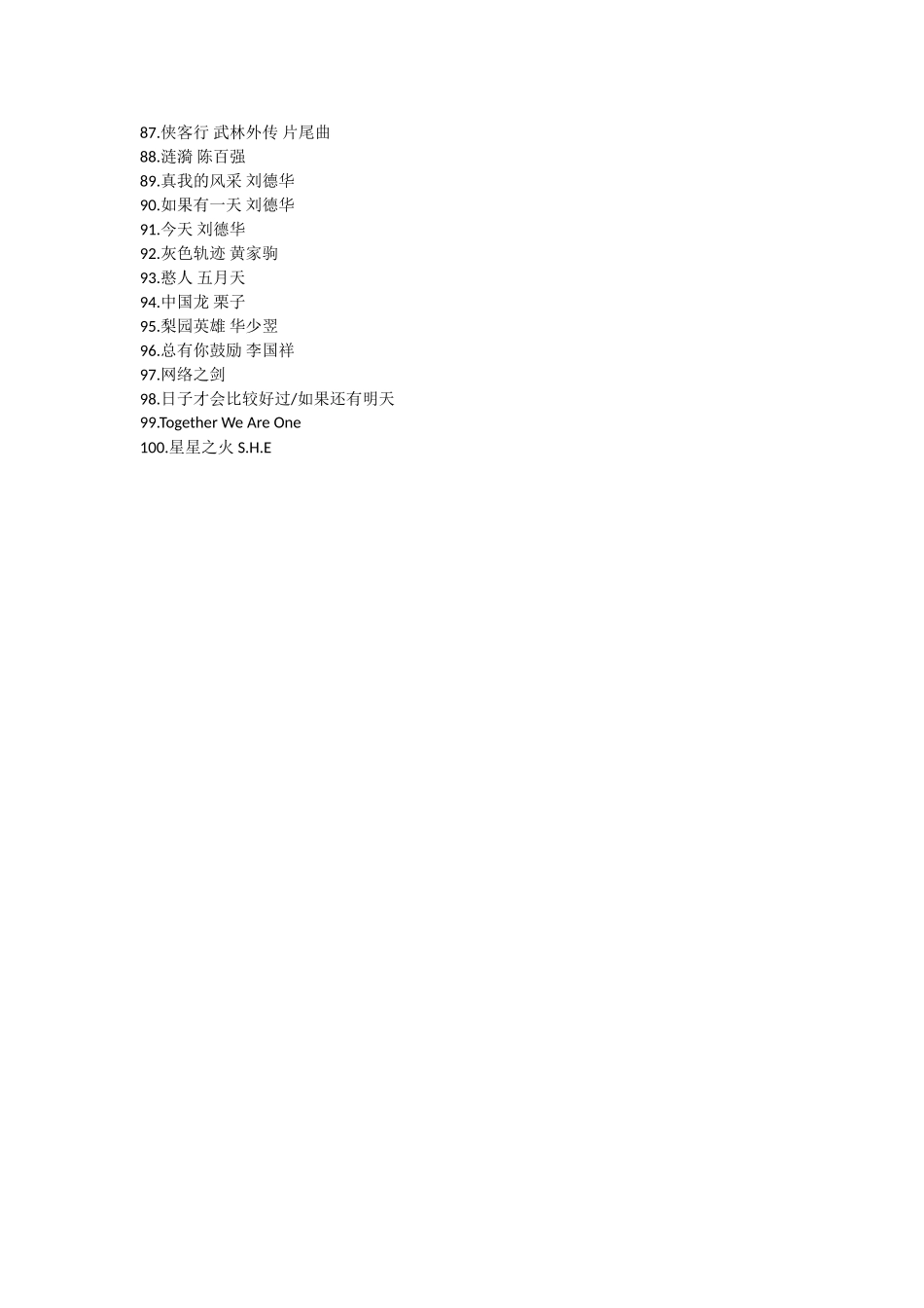 100首适合中学生的励志歌曲_第3页