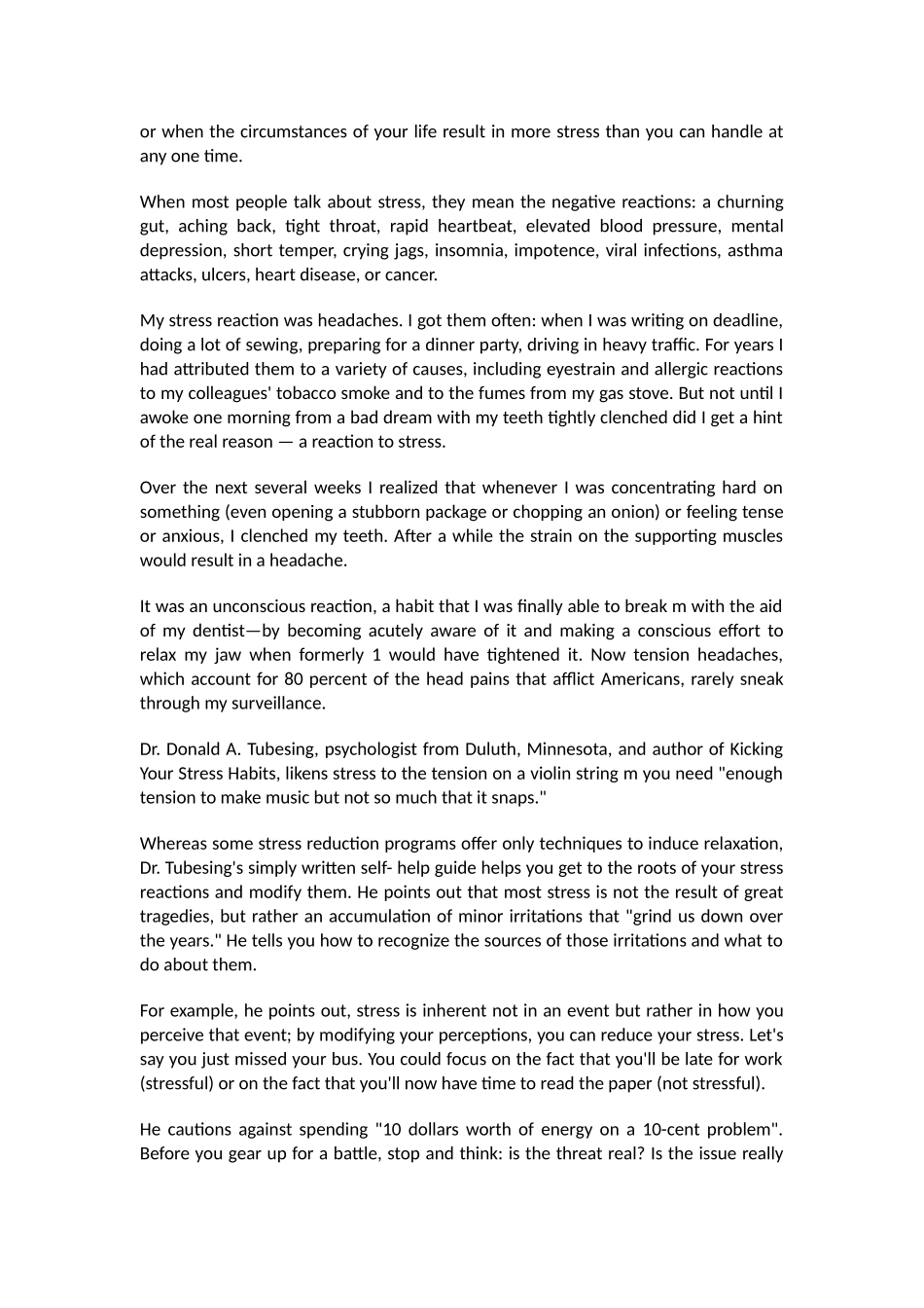 《高级英语阅读一》试题_第2页