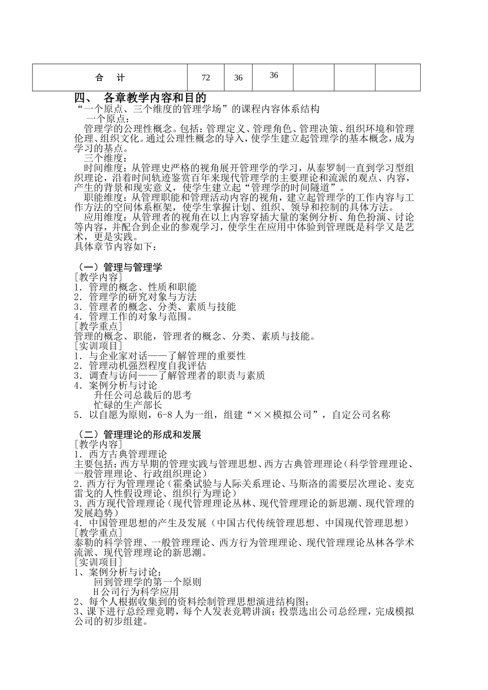 《工商企业管理综合实训》课程教学大纲_第2页