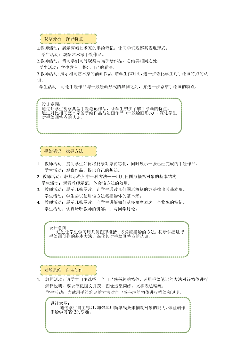 《手绘学习笔记》教案设计_第3页
