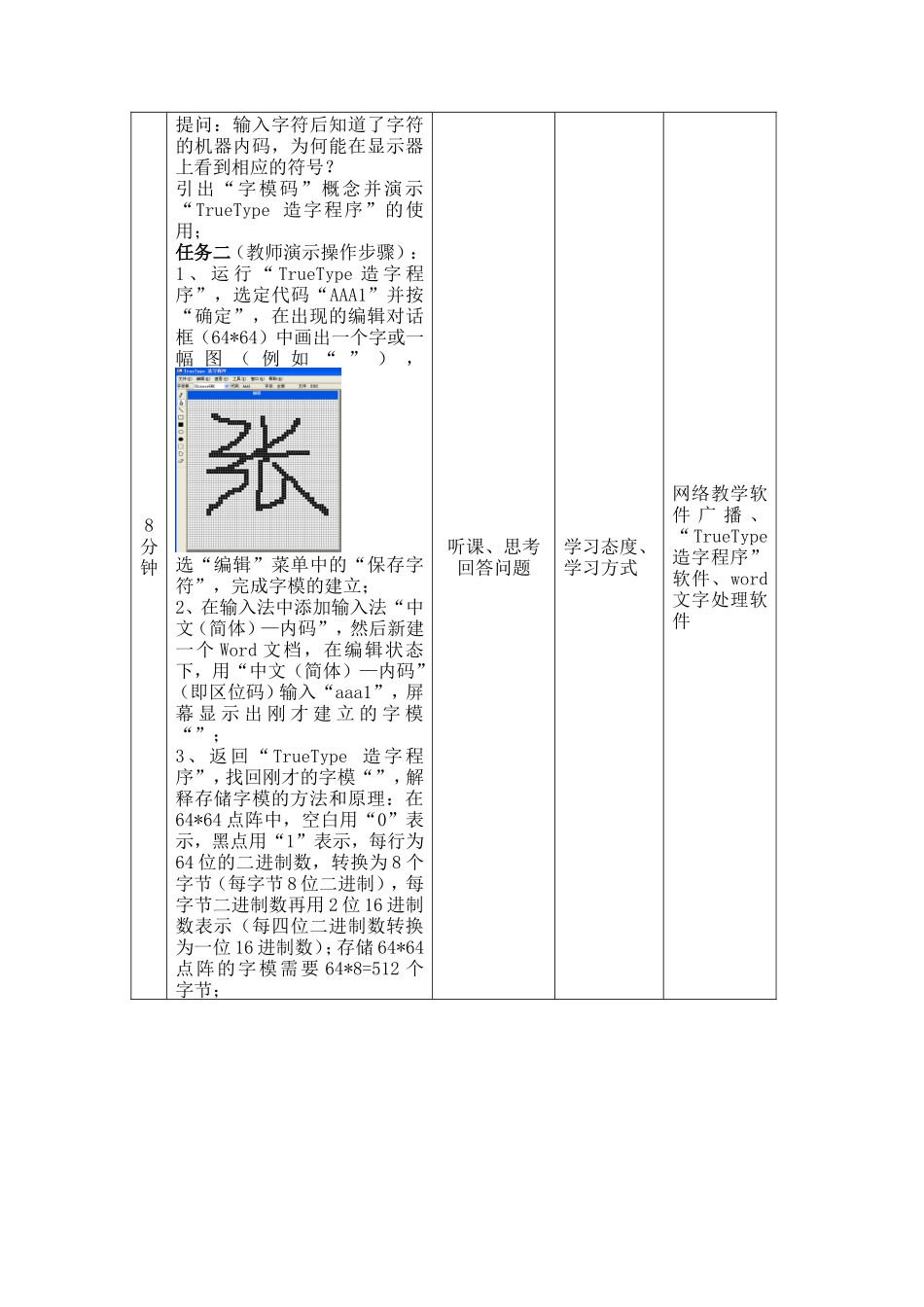 《文字及其处理技术》教学案例_第3页