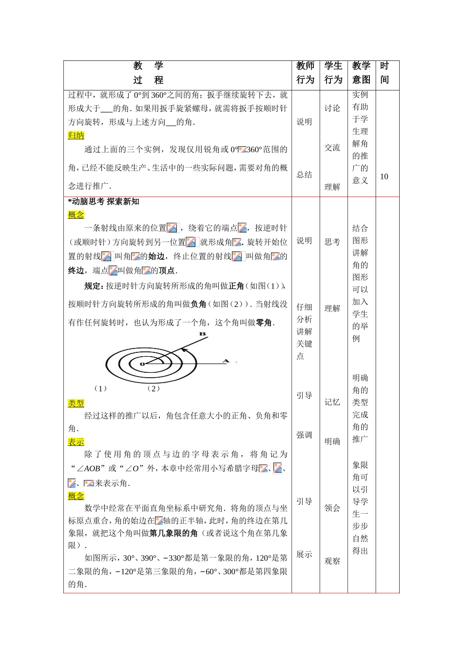【课题】5．1角的概念推广_第2页