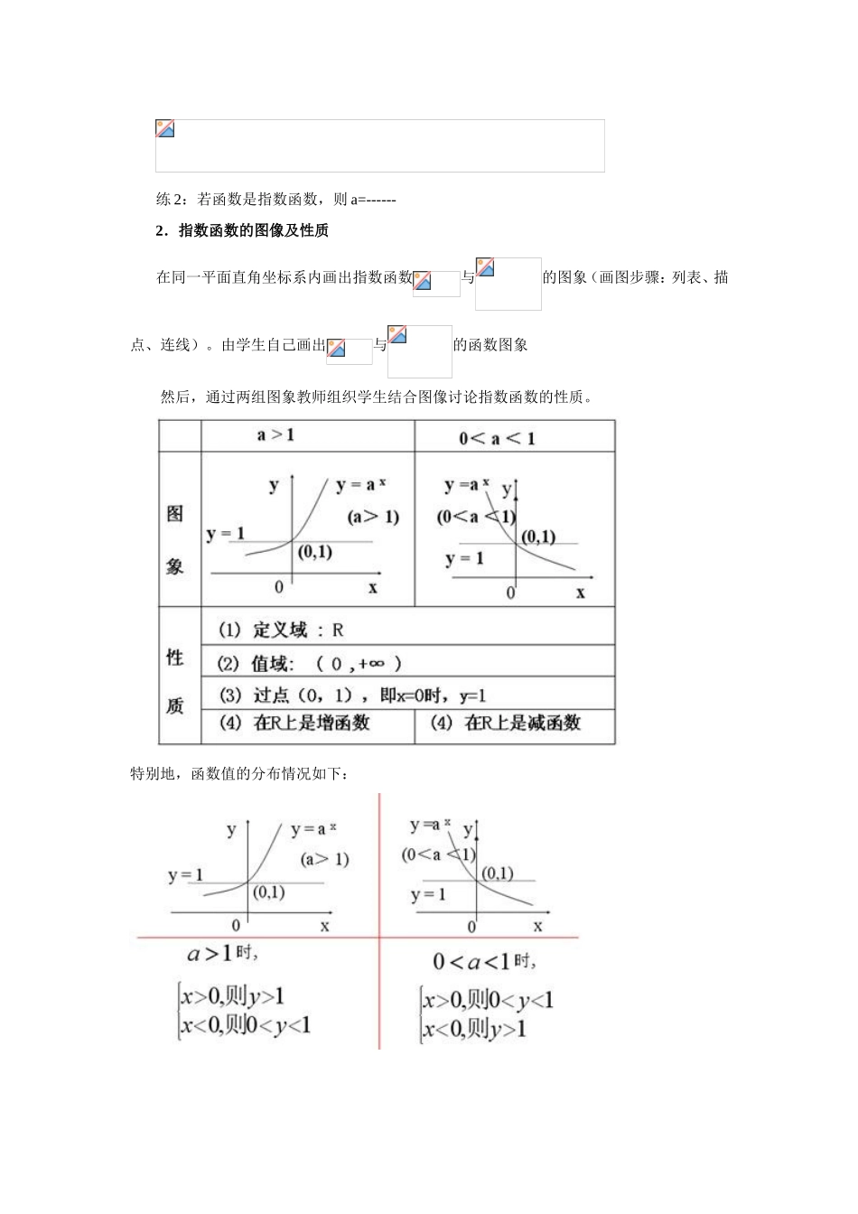 指数函数及其性质教学设计_第2页