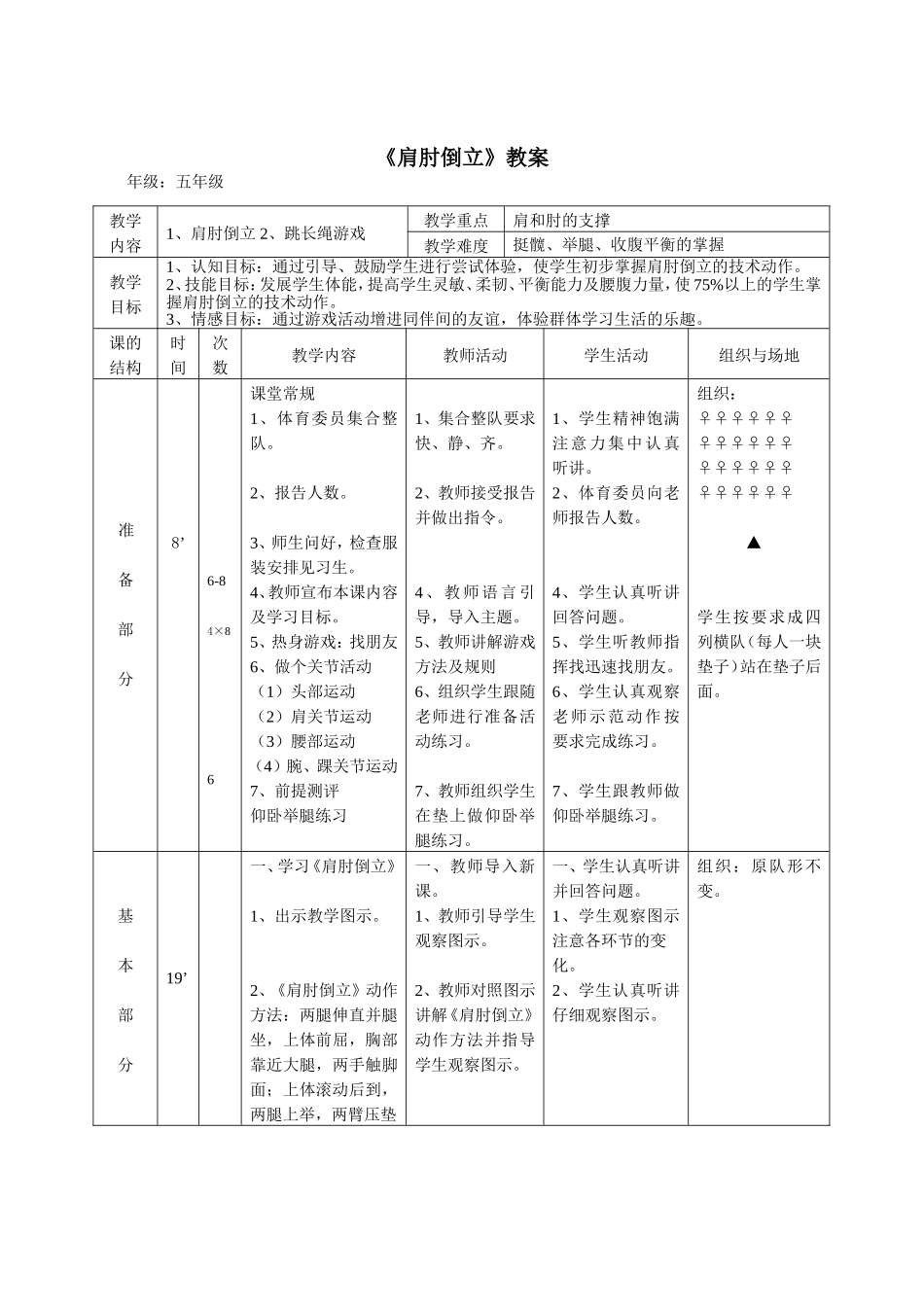 《肩肘倒立》教学设计_第3页
