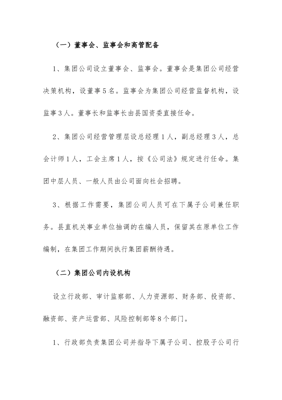 安徽青山控股（集团）有限公司组建方案_第3页