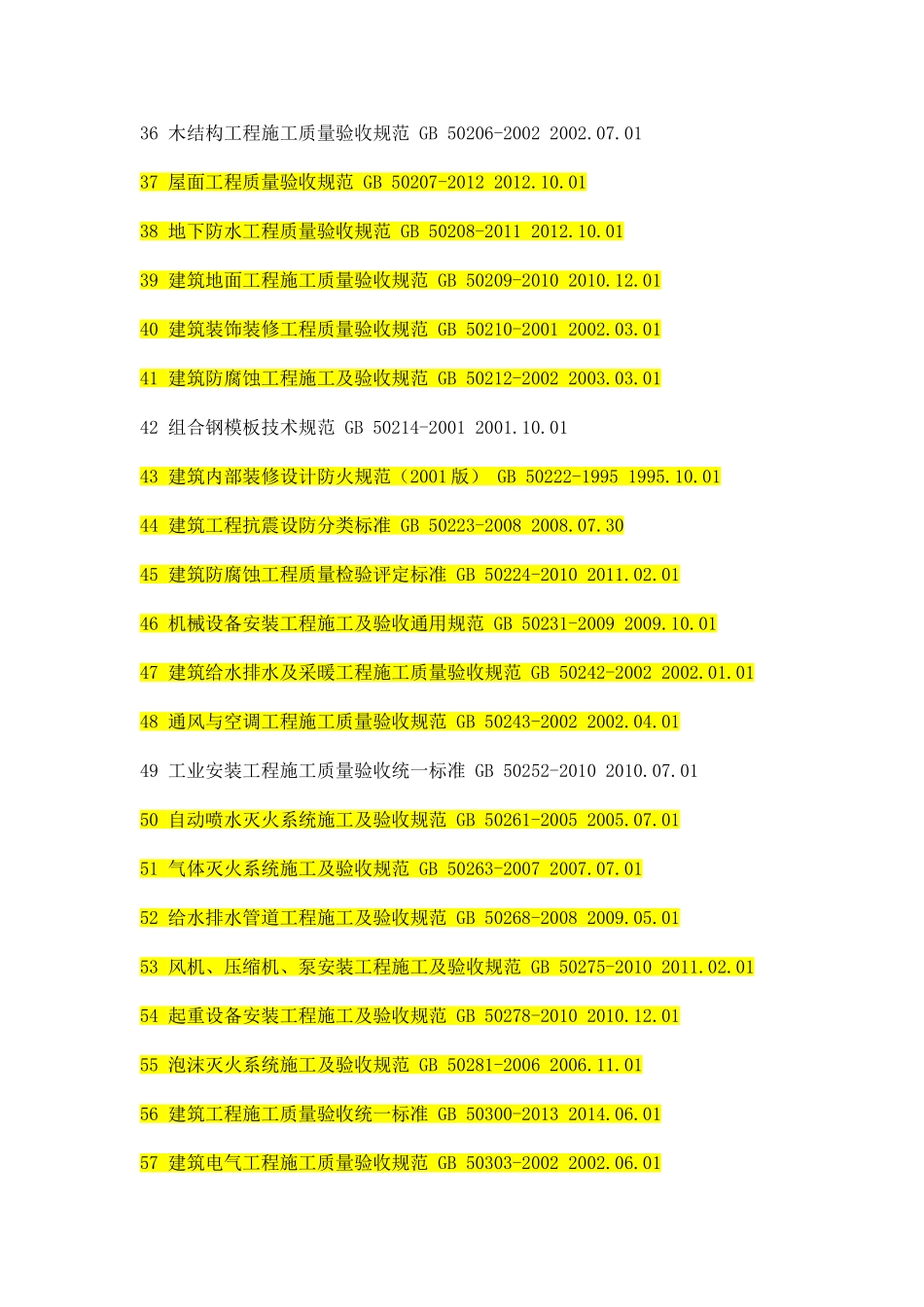 最新整理现行建筑工程国家标准_第3页