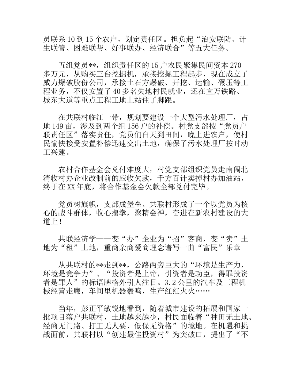 农村共联模式新建设典型先进事迹_第2页