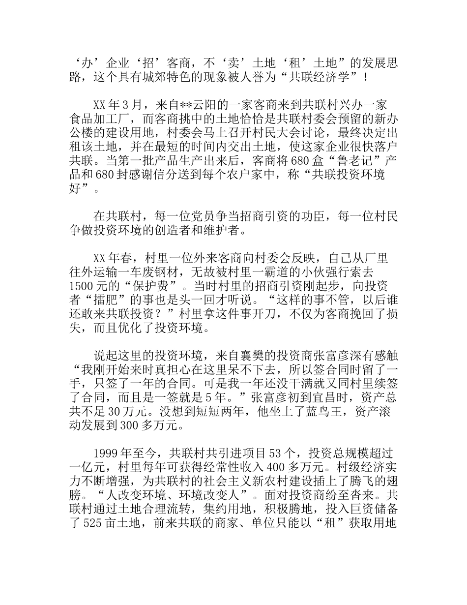农村共联模式新建设典型先进事迹_第3页
