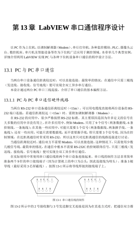 第13章LabVIEW串口通信程序设计