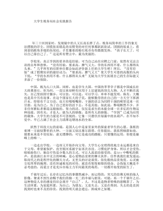 大学生税务局社会实践报告