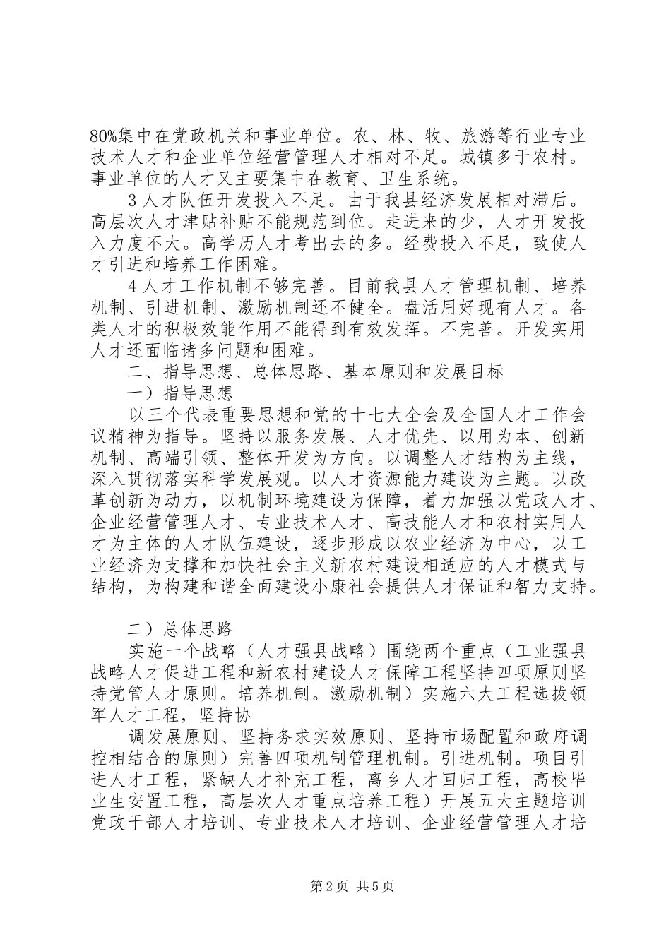 人才队伍建设工作意见_第2页